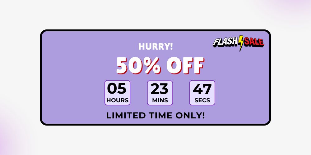 50% flash sale in Dubai, UAE