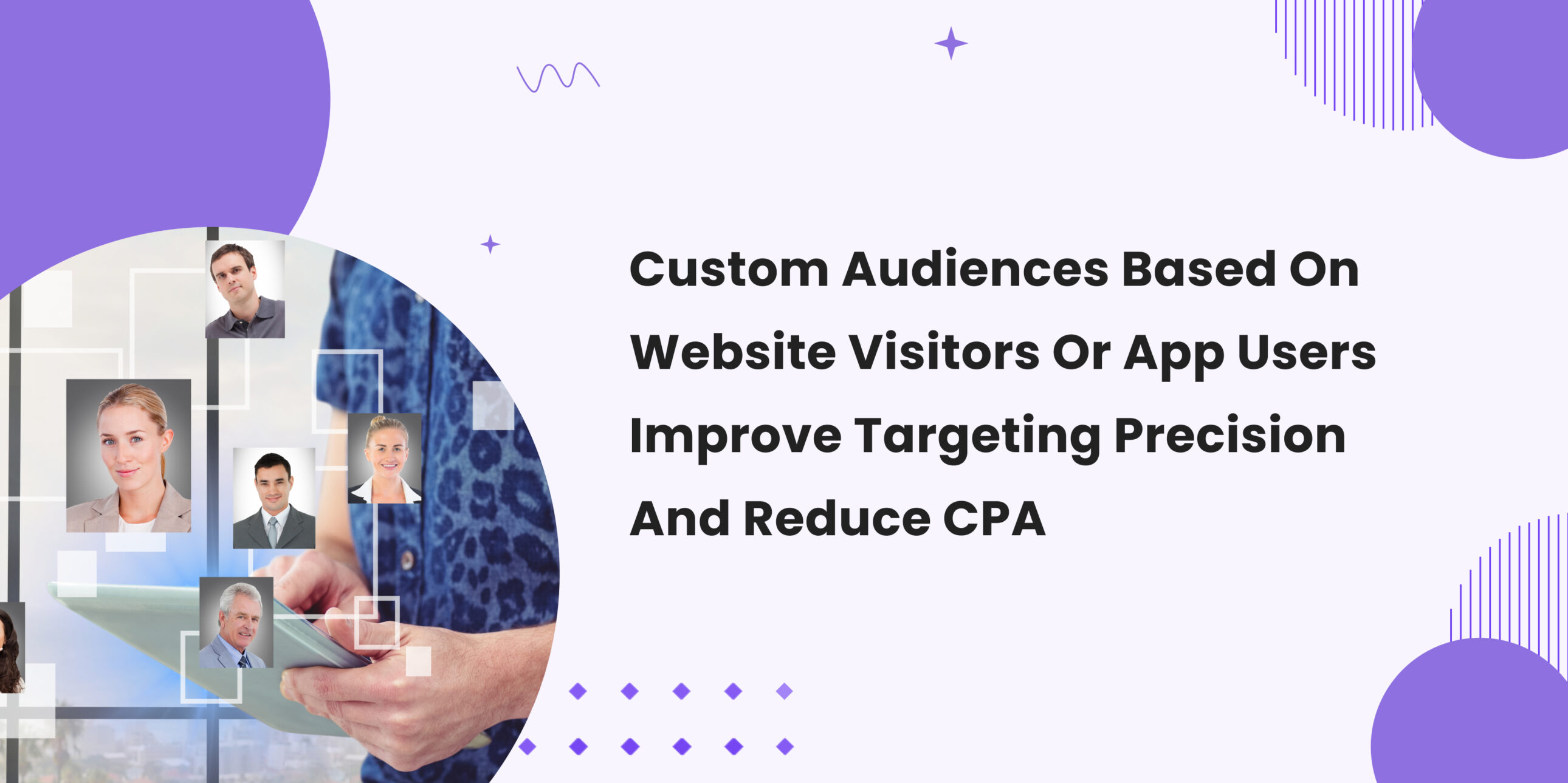 Custom audiences based on website