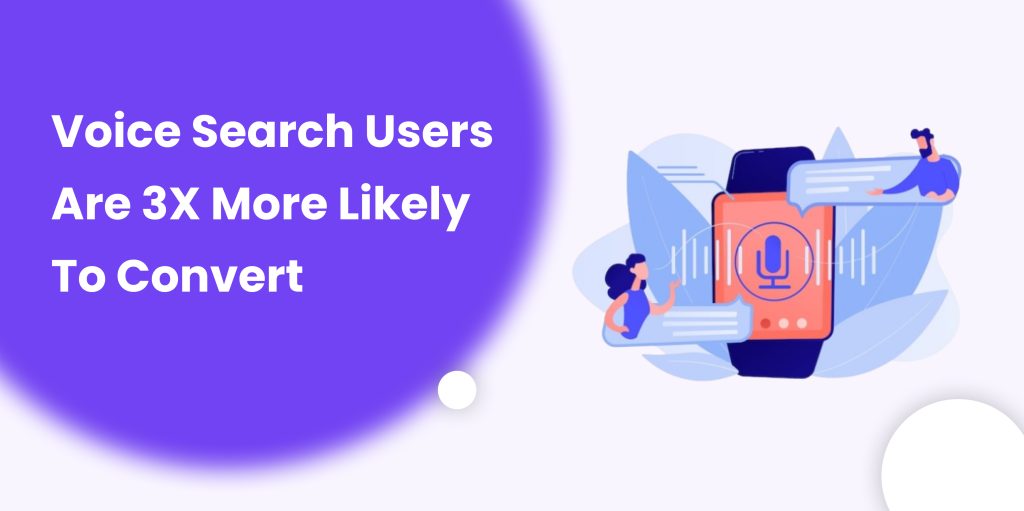 voice search user's 3x more likely to convert 