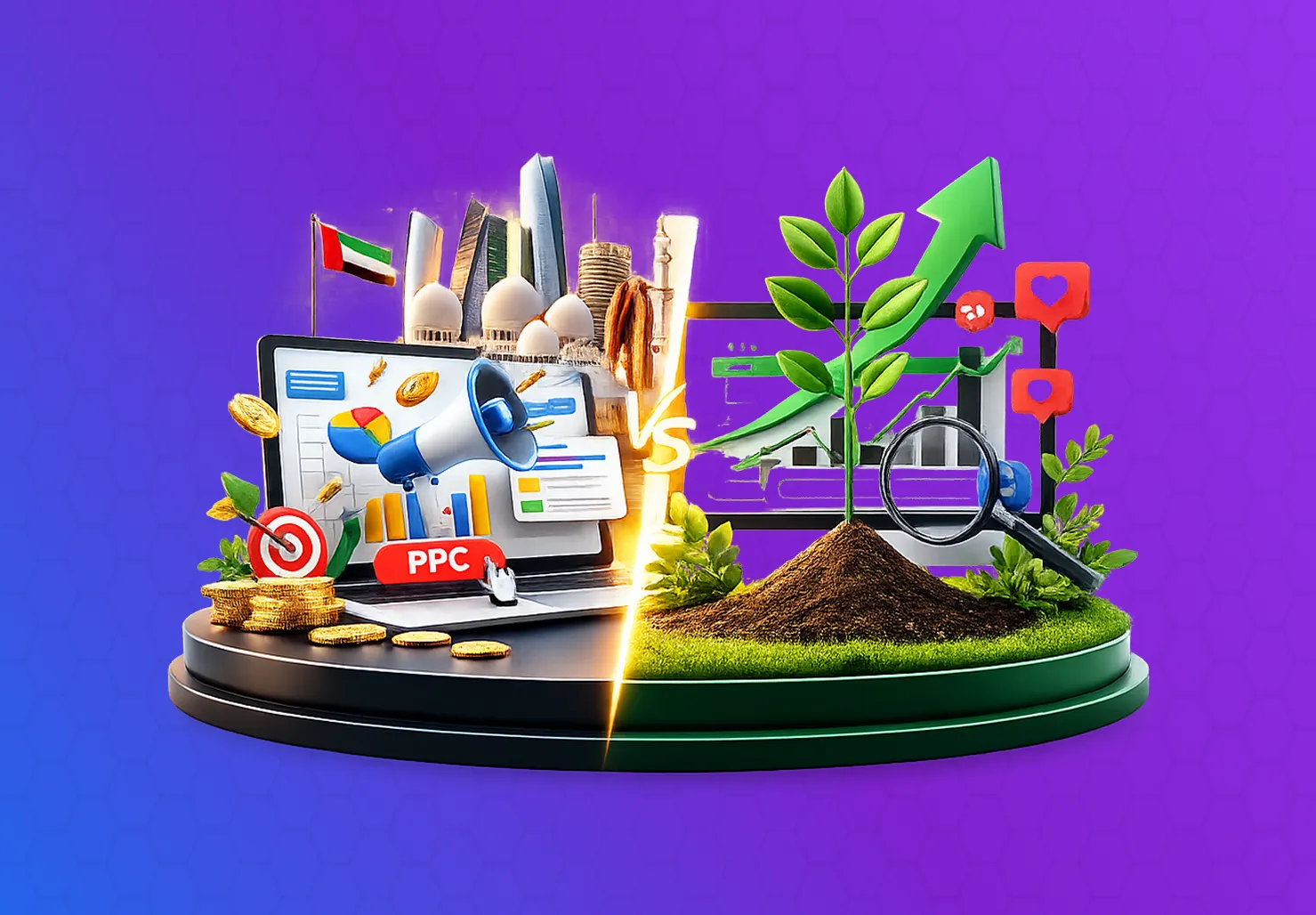 PPC vs. Organic Marketing in Abu Dhabi